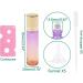 Rowiz 10pcs Essential Oils Roll on Bottles 10ml Refillable Empty Glass Rollerball Bottles with Golden Cap Perfect for Homemade Perfume Fragrance Aromatherapy Oils Purple Orange Gradient - Buy Online on GoSupps.com