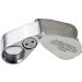 MSLAN 40X Full Metal Illuminated Jewelers Magnifier - Pocket Folding Magnifying Glass with LED Light for Currency Detecting and Jewelry Identifying - Buy Online on GoSupps.com