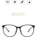 Protective Blue Light Filter Glasses for Kids | Non-Prescription Gaming & Computer Glasses | Oval Design Black - Buy Online on GoSupps.com