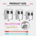 JPNK Airless Pump Jars Set - Travel Containers with Silicone Spatula for Cosmetics - 0.5oz, 1oz, 1.7oz - Buy Online on GoSupps.com