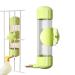 Quotent bird cage water dispenser water bottle for birds-200 ml of water dispensers for birds automatic parrot water dispenser with pilot's deaf shaft deaf
