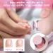 Vicloon 4-in-1 Electric Baby Nail Trimmer Kit - Pink | Safe Manicure Set for Newborns & Toddlers - Buy Online on GoSupps.com