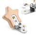 Ruby 6-Pack Natural Wood Pacifier Clips - Metal Animal Holder & Baby Accessories - Buy Online on GoSupps.com