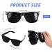 Ownkim Pinhole Glasses - 3 Pack Eye Trainers for Vision Improvement & Relaxation | Black Grid Anti-Fatigue Glasses - Buy Online on GoSupps.com