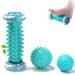Hedgehog ball foot massage set of 3 2 x hedgehog ball and 1 x fascia ball massage roller foot massage muscles in hand foot back