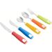 Special Supplies 5-Piece Adaptive Utensils Set - Non-Weighted, Non-Slip Handles for Hand Tremors, Arthritis, Parkinson's, Elderly Use - Stainless Steel Knife, Rocker Knife, Fork, Spoons - Colored - Buy Online on GoSupps.com