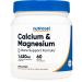 Nutricost Calcium Magnesium Powder 60 Servings - Bone Support Non-GMO Gluten Free (from Calcium Citrate and Magnesium Citrate) (Unflavored)