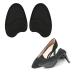 Dohia Metatarsal Pads Ball of Foot Cushion Shoe Inserts Metatarsal Pads Anti Slip Foot Pads High Heel Cushion Inserts Forefoot Pads for Women D1-QZD (Black)