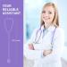 SCIAN Dual Head Stethoscope for Nurses & Doctors | Classic Stainless Steel Home Diagnostics | Medical Supplies with Carrying Bag - Pearlescent Purple - Buy Online on GoSupps.com