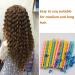 26 Pieces 6inch Spiral Hair Perm Rod Colorful Plastic Long/Medium Hair Barber Hairdressing Styling Curling Perm Rod No Heat Hair Curlers for Women Girls - Buy Online on GoSupps.com