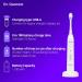 Dr. Quorum LED Whitening Electric Toothbrush | Fiber Optic Bristles | Ultra Whitening LED Light | Sonic Cleaning | 3 Modes - Buy Online on GoSupps.com