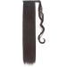 S-noilite Trendy 26"(66cm) Straight Wrap around Ponytail Clip in Hair Extension Strap Pony Tail Hairpiece Long Popluar Style Dark Brown Dark Brown 26 Inch - Buy Online on GoSupps.com