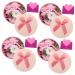 FRCOLOR 4 Boxes Preserved Flower Decoration Soap Flower Mother Fragrance 16.2X16.2X8.2CMx4pcs Pink1x4pcs