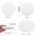 Sibba 4 Inch Round Powder Puff - 4Pcs Ultra Soft & Washable Velour Makeup Tool for Face & Body | Reusable Loose Powder Applicator - Buy Online on GoSupps.com