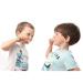 ANXUN Kids Bamboo Toothbrushes 5 Pack - Eco-Friendly Biodegradable Children's Toothbrushes with Soft Bristles - Wooden Handle Toothbrushes in Assorted Colors - Buy Online on GoSupps.com