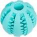 Trixie Dog Denta Fun Ball - Natural Rubber Mint Flavor 7 cm - All Breed Sizes - Turquoise - No Rope - Buy Online on GoSupps.com