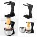 minkissy Shaving Stands Beard Brush Holder Acrylic Safety Razor Stand for Desk Home Bathroom Travel Black - Buy Online on GoSupps.com