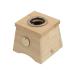 Folpus-Moxibustion complementary box simple rust-free relaxation meditation roller stick holder moxibustion tool for office and hotel 11x11x10cm