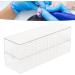 48 Holes Acrylic Nail Dill Bit Holder Organizer Drill Bits Stainless Steel Nail Art Tools Display Storage Box Transparent Nail Bit for Manicure Drill Bits - Buy Online on GoSupps.com