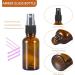 ALIFEIA 30ml Amber Glass Spray Bottles Small Empty Fine Mist Refillable Travel Spray Bottle for Cleaning Perfume Aromatherapy Cosmetic Sprays Hair Essential Oils with Fine Mist Dispenser(3 Pack) Amber 3 Pack 30ml - Buy Online on GoSupps.com