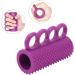 Squeeze Finger Strengthening Equipment Silicone 4 Finger Squeeze Strengthener for Stroke Rehabilitation Training Purple - Buy Online on GoSupps.com