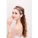 Braveamor Rose Gold Bridal Hair Vine | Bohemian Wedding Headpiece - Buy Online on GoSupps.com