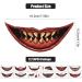 DECKB 2022 New Halloween Prank Makeup Temporary Tattoo 12/24PCS Halloween Face Mouth Tattoos Upgrade Face Decals Prank Props - Buy Online on GoSupps.com