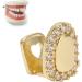 Shining Single Hip Hop False Tooth Halloween Festival Hip Hop Tooth Decoration for Men Women (Gold) - Buy Online on GoSupps.com