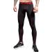 Queerier Men's Compression Pants Active Leggings with Pockets - Red XX-Large - Buy Online on GoSupps.com