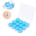 Silicone earplugs reusable earplugs 6 pair waterproof swimming earplugs for children earplugs for sleeping noise -reducing earplugs for work study loud places 001