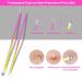 Glamne Blackhead Remover Pimple Popper Kit - Rosy Yellow Acne Comedone Extractor Tools - Buy Online on GoSupps.com