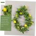 Zerodeko 2pcs Lemon Cane Spring Fruit Garland Front Door Wreaths Festival Garland Fruit Plants Hanging Lemon Artificial Lemon Garland Front Door Decor Silk Flower Branch Decorative Flower - Buy Online on GoSupps.com