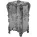 Makeup Cotton Holder Rose Flower ABS Practical Storage Box Large Capacity for Home (Transparent Grey) - Buy Online on GoSupps.com