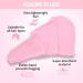 Nykaa Naturals Microfiber Hair Towel Wrap - Lightweight & Absorbent Gentle on Hair Prevents Frizz - Pink - 1 pc | Ideal for All Hair Types - Buy Online on GoSupps.com
