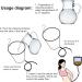 Xcello Enema Set - 1L Stainless Steel for Colon & Liver Cleansing | Versatile Coffee Enema Kit for Birth Preparation | International Shipping Available - Buy Online on GoSupps.com