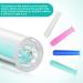 4 Pieces Silicone Contact Lens Inserter & Remover Set - Portable Daily & Monthly Lens Suction Holder for Travel and Outdoor Activities - Buy Online on GoSupps.com