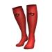 Strength shop sport compression stockings men & women 1 pair unit size (39-48.5) breathable & weld-absorbing compression socks for weightlifting deadlift & Co. Red