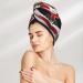 Bald Eagle American Flag Coral Velvet Dry Hair Cap - Quick-Dry Hair Towel Wrap for Men & Women | Ideal for Travel & Home - Buy Online on GoSupps.com