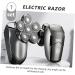 Buy 2 Sets Electric Shaver for Men - Rechargeable Beard Razor with 6 Heads | International Shipping Available - Buy Online on GoSupps.com