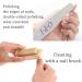 Dual Nail Brush & Buffing Block Set - Wooden Nail Care Tool for Men and Women - Buy Online on GoSupps.com
