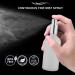 2-Pack 3.4oz Empty Frosted Glass Perfume Atomizer Spray Bottles - Fine Mist Spray, Silver Frosted Design - Buy Online on GoSupps.com