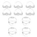 Schnullerbox for baby 10pcs transparent pacifier box pacifier box portable pacifier storage tank pacifier box dustproof transparent dustproof box