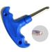 Golf Wrench Driver Tool Fit For Taylormade Adams RBZ Callaway Cobra Titlesit Weights Fairway Golf Club Wrenches Tools Shaft Adapter Sleeve (T25) T25+Blue
