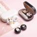Cute Cartoon Contact Lens Container - Portable Eye Care Kit | Black Fall Fox Design for Home & Travel - Buy Online on GoSupps.com