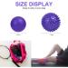 Uraqt Fascia Ball Set 2 Hedgehog Massage Balls for Muscle Tension Relief (Purple) | Perfect for Feet Back Neck & Hands - Buy Online on GoSupps.com