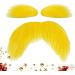 Fausse Moustache Jaune Mat riau Adh sif L ger Finition Textur e R aliste Style D'application Facile | Article De D guisement Comique Pour La C l bration De No l Cosplay Jeu De R le De 1 ml (Lot de 1) - Buy Online on GoSupps.com