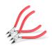 HAUTMEC 5" Precise Small Flush Cutting of Engineer Wire Cutter Plier 2PCS with Location Pin for Fine Shearing Perfect for Circuit Board Cutting Electronic Components HT0327-2PC
