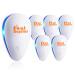 Ultrasonic Pest Repeller 6 Pack,Pest Repellent Ultrasonic Plug in Mouse Repellent,Mice Repellent Plug-Ins,Mosquito Repellent Indoors,Pest Defence for Insect, Spider,Ant,Cockroach,Rodent Repellent