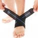 Premium Unisex Compression Ankle Support Wrap | Soft Elastic Brace for Sports & Sprains - International Shipping Available - Buy Online on GoSupps.com