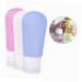 Housoutil 2pcs Shampoo Disposable Containers Silicone Press Bottle Empty Bottle Travel Filling Bluex2pcs Size 1x2pcs - Buy Online on GoSupps.com